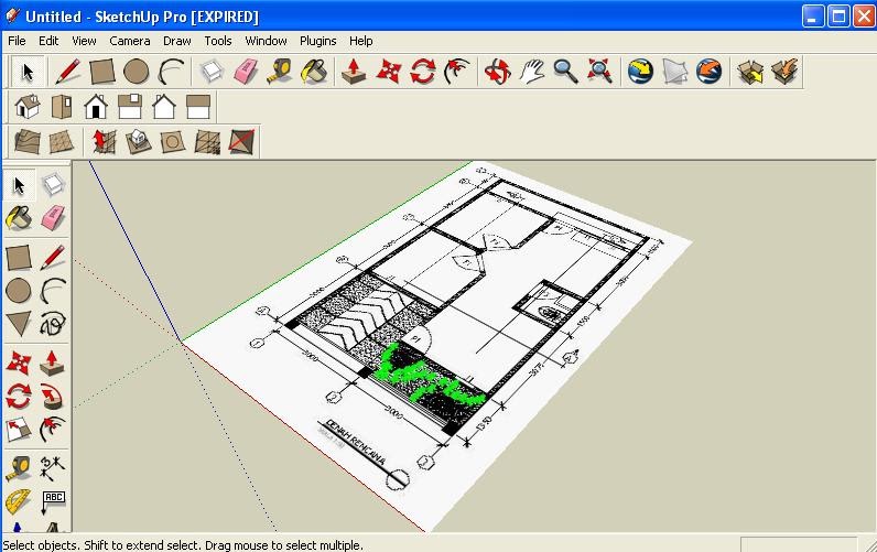 Как в скетчапе сделать чертеж с размерами