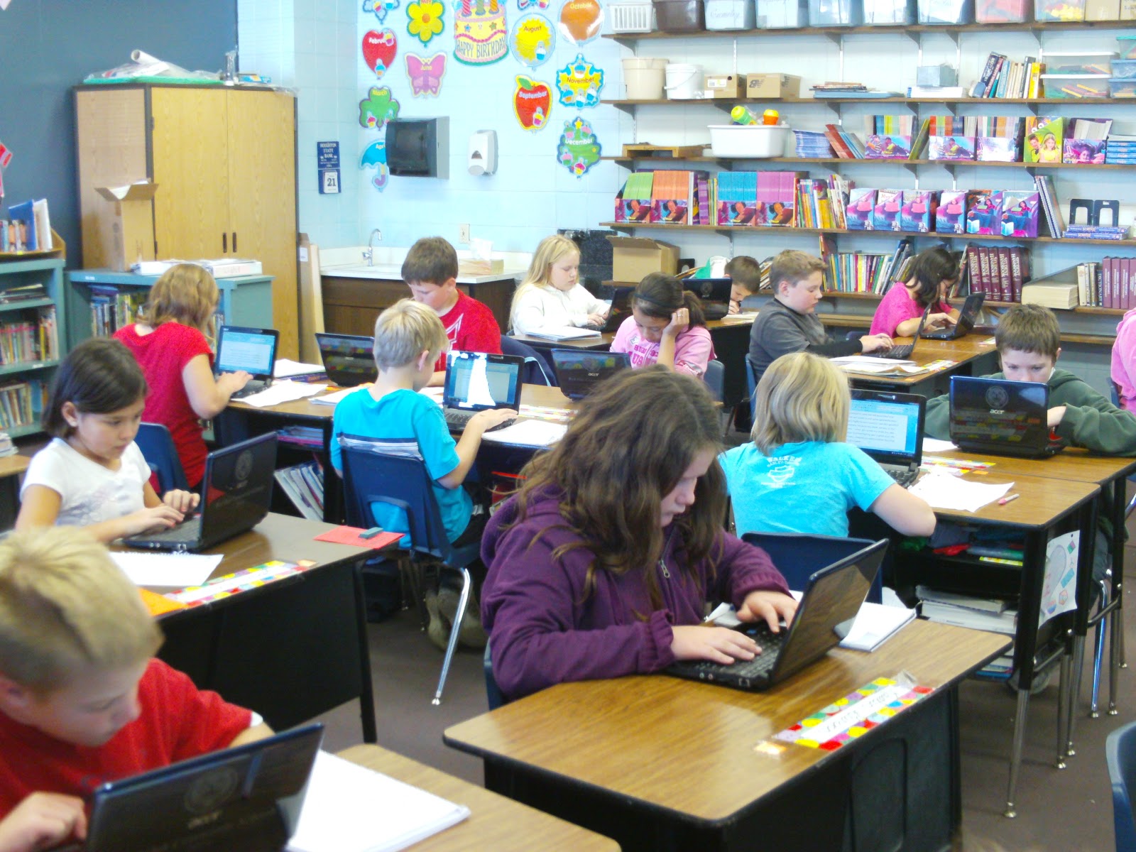 Mrs. Kunze's room Pictures from our homeroom first semester