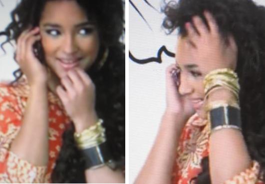 Teen songstress Jessica Jarrell wears a leather cuff in her latest music 