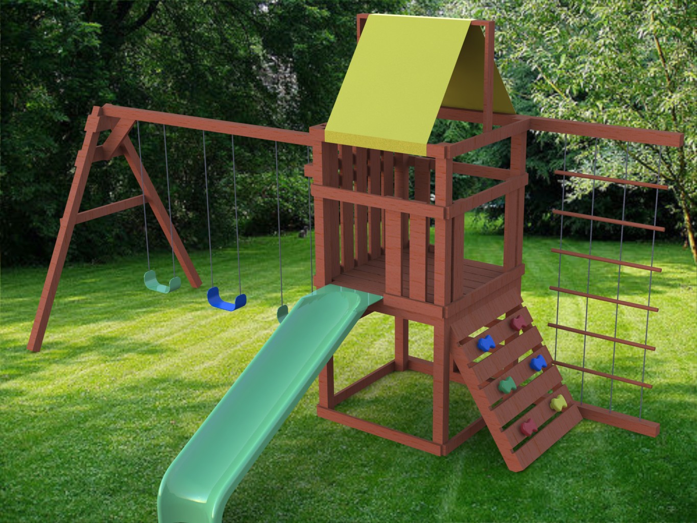 plans for wood playset