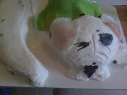 Boxer pup cake