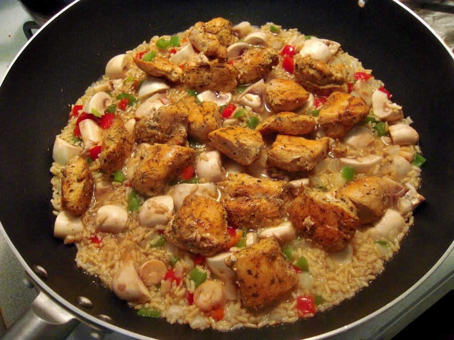 The Podanys to our world Chicken & Brown Rice Pilaf