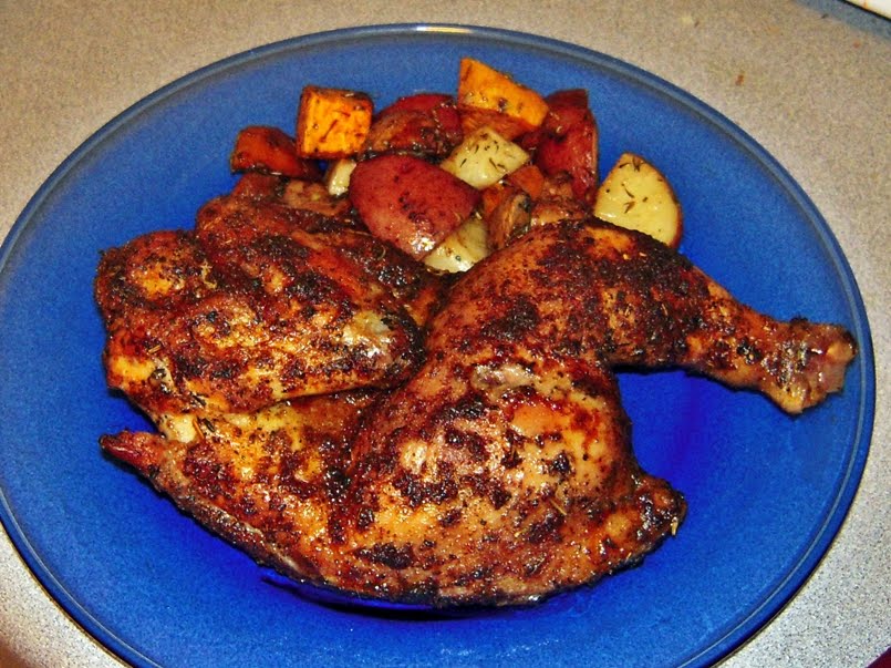 The Podanys to our world Oven Roasted Split Chicken with