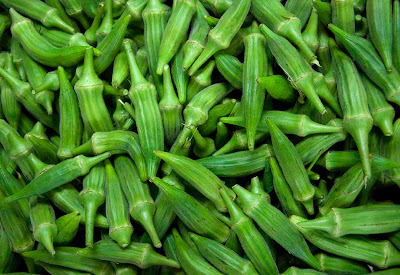 fresh okra fresh okra