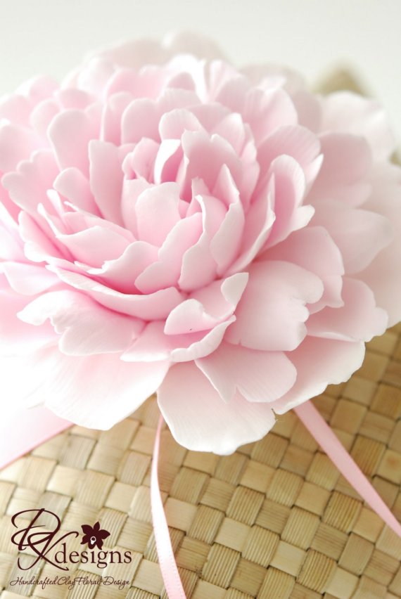 Grace Designs Clay flowers by DK Designs on Etsy