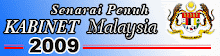 Senarai Penuh Kabinet Malaysia 2009