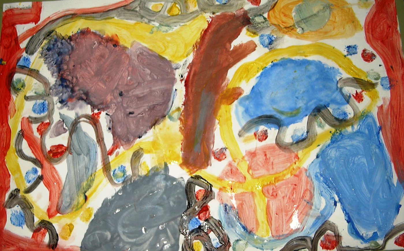 Kandinsky/ imatge ( obra d´un infant de 5 anys)