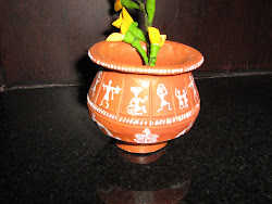 warli pot painting