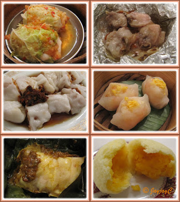 Some of the steamed dim sum available at Meisan Szechuan Restaurant