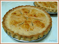 Apple pie for dessert on Christmas day
