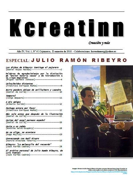 Revista Kcreatinn N° 6 - Especial: Julio Ramón Ribeyro