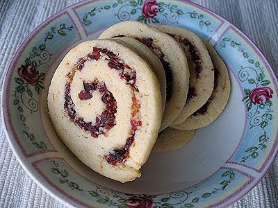 Cranberry Orange Spiral Cookies - Amanda's Cookin'