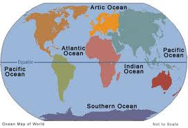 list Directory: List of the oceans of the world