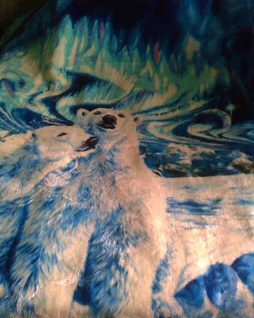 UniqueThrows4LessDecorative throw blankets Polar Bears Northern