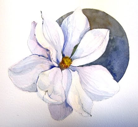 Original Watercolor - Magnolia A....