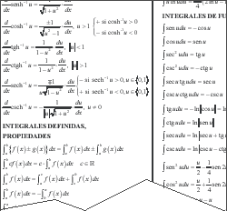 Formulario de calculo integral ipn