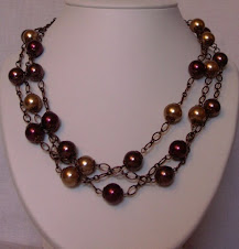 Perles Baroques sur chaîne cuivrée