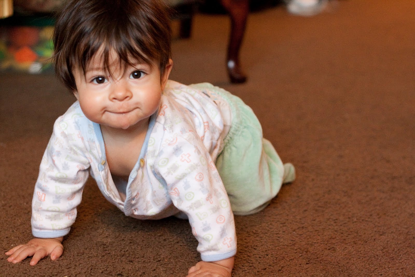 The Wendland Diaz Family The Simple ThingsAbout to Crawl