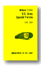 US Army Special Forces 1961 to 1971