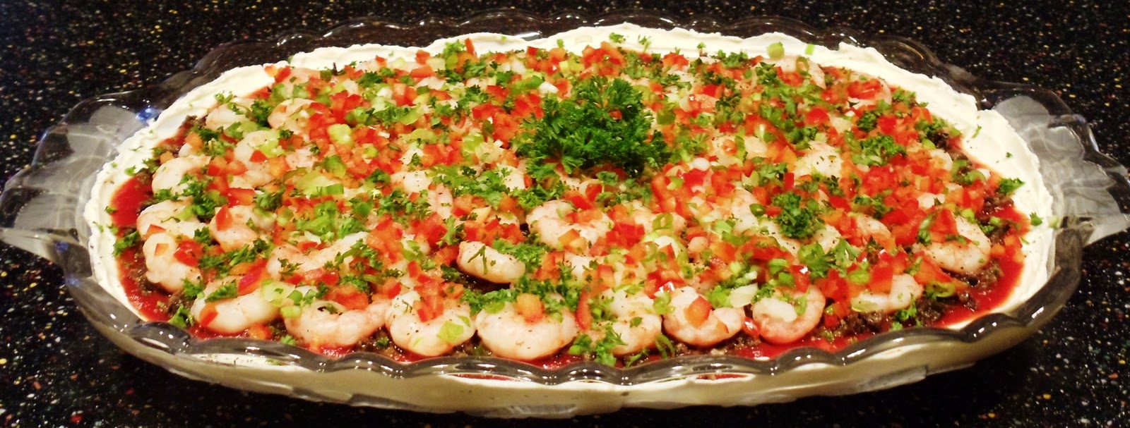 Sandra's Alaska Recipes SANDRA’S FESTIVE SHRIMPCHILI SAUCECREAM