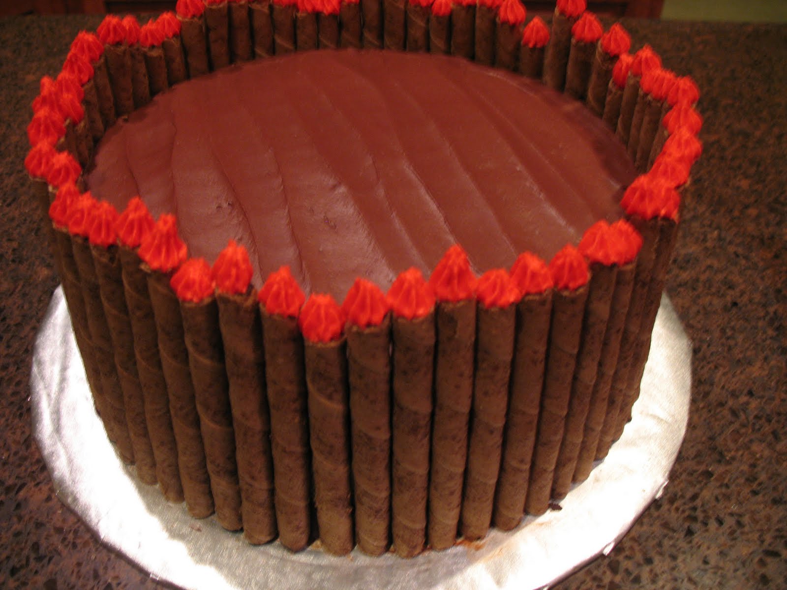 A Little Cake Won't Hurt Chocolate Tomato Cake with Mystery Ganache