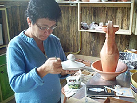 Pintura em Cerâmica (fase pré-forno)