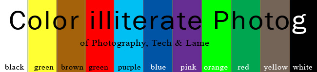 Color Illiterate Photog