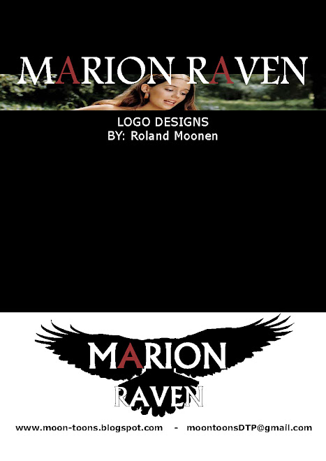 Marion Ravan logo ontwerp (front of document)