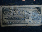 Levis Oil Cloth circa 1945