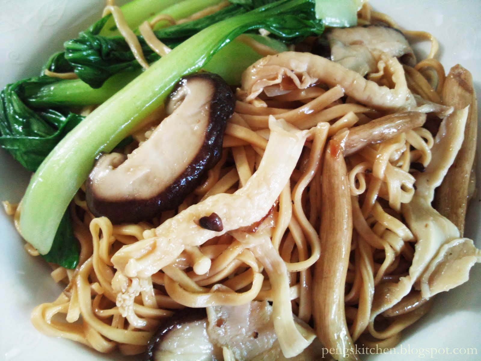 Peng's Kitchen Mushroom Noodles