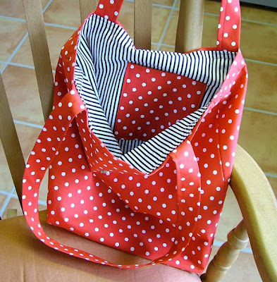Red & White Polka Dot Bag