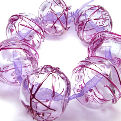 Hollow Lampwork Glass Beads