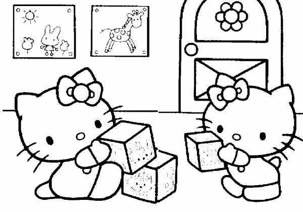 Desenhos da Hello Kitty para Imprimir e Colorir