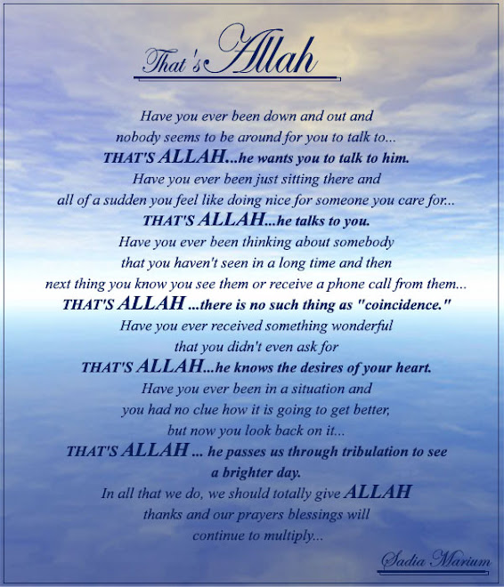Allah and human