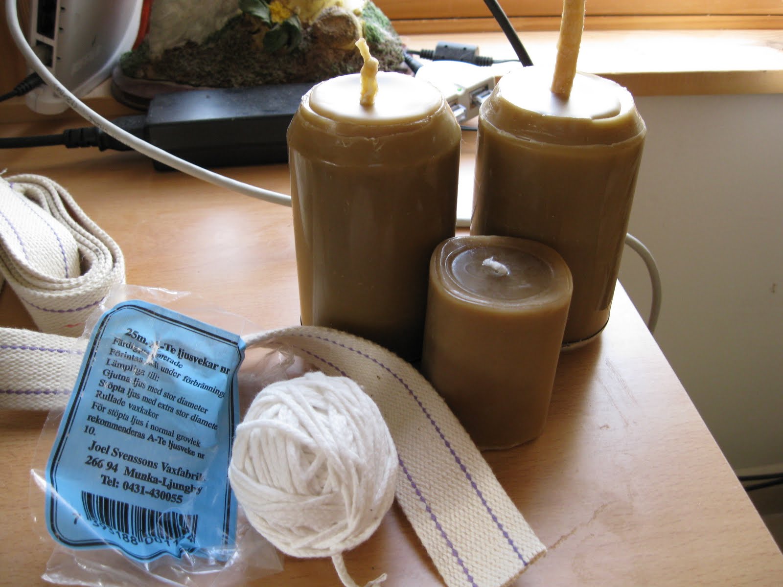 Norm's Bees, Naturally Beeswax Utility Candles