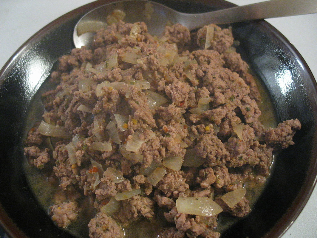 Fit After 40! Ground Beef, Broiled Yams & Siu Choy Dinner