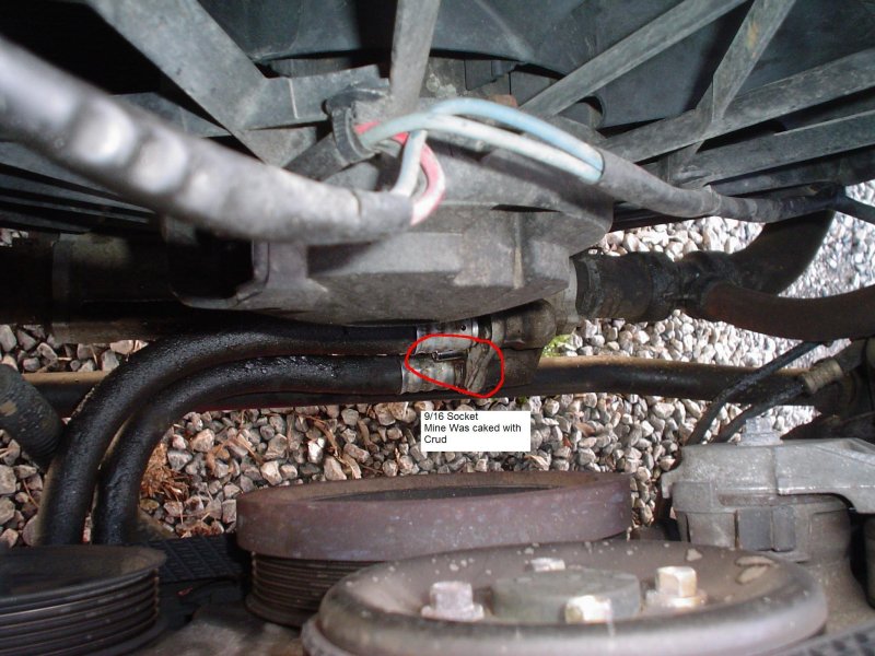 Cvi Your Crown Vic Information Source Replacing The Oil Cooler Then Removed The Following Bolt