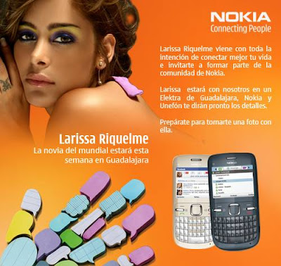 Nokia C3 - Larissa Riquelme