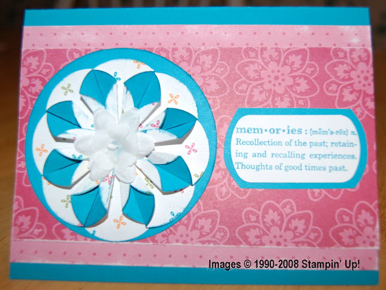 Dahlia Fold Card