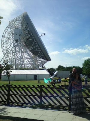 The Dr and a tall dish.
