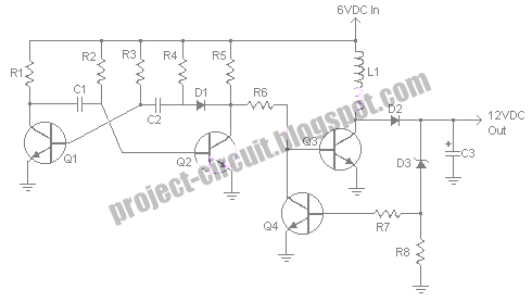 Electronics Technology: 6V - 12V Converter Circuit