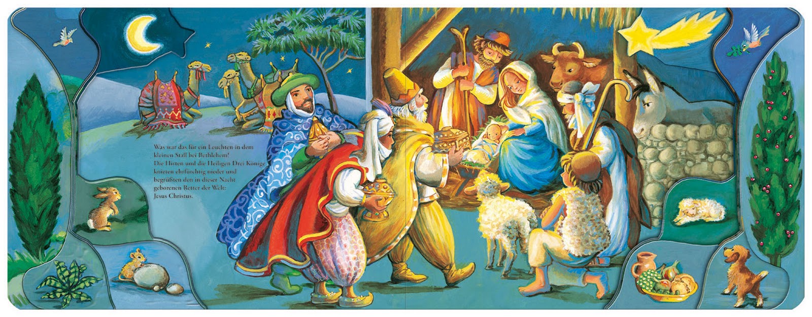 Lesen bildet: Die Weihnachtsgeschichte von Renate Cossmann