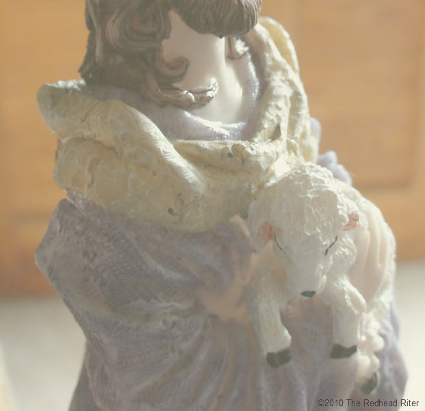 Jesus carrying the lamb