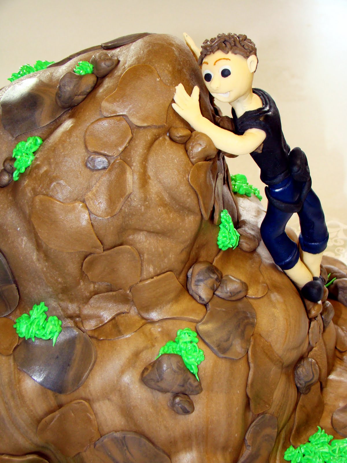 Layers of Love Rock climbing cake