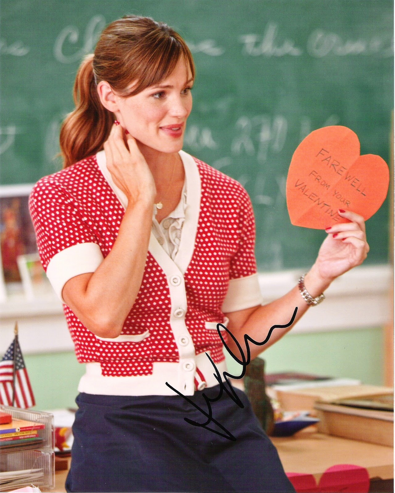 CJ's World - The Autographs: Jennifer Garner - Alias, Valentines Day