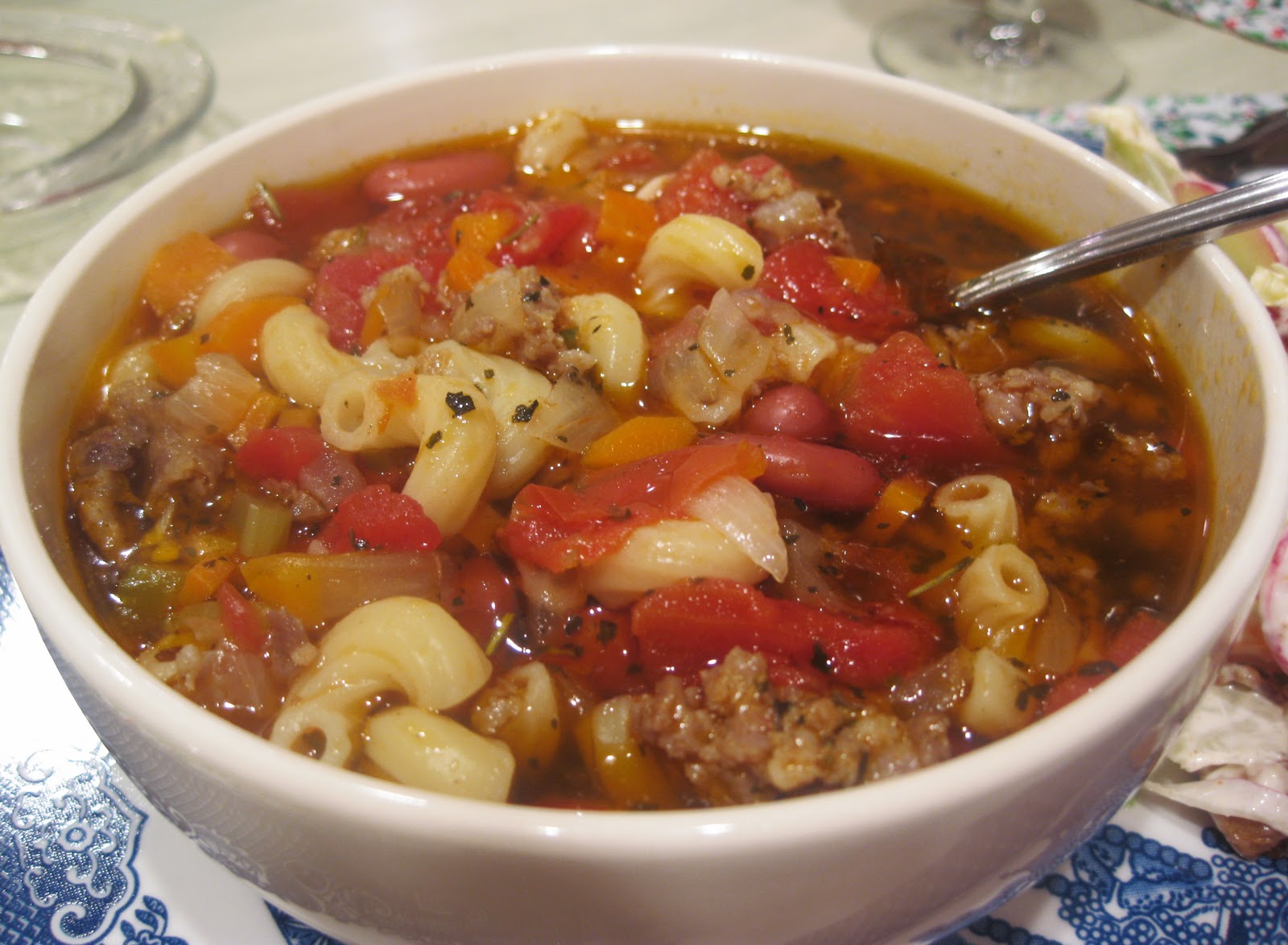 Bloatal Recall Pasta, Sausage & Bean Soup