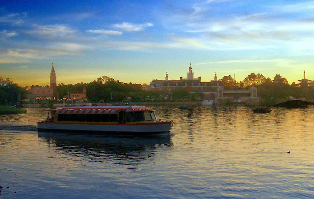 The Walt Disney World Picture of the Day Sunset at Epcot