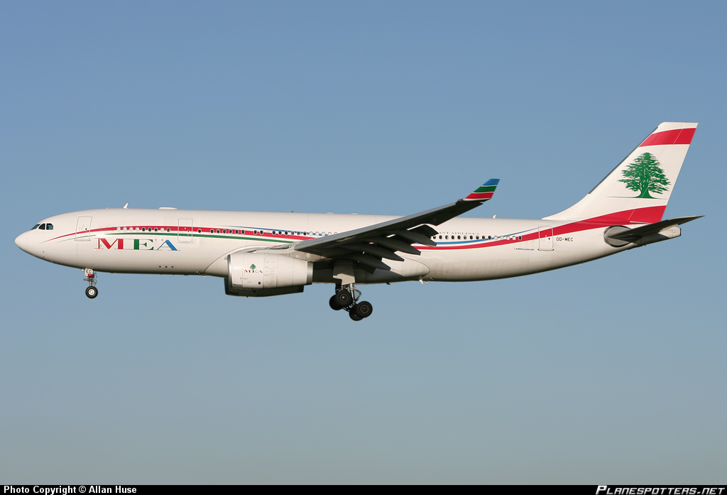 mea airlines jordan