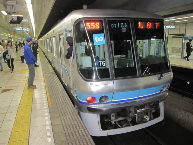 東京メトロ東西線　九段下行き1　07系(平日1本運行)