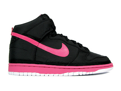 dunk high pink black